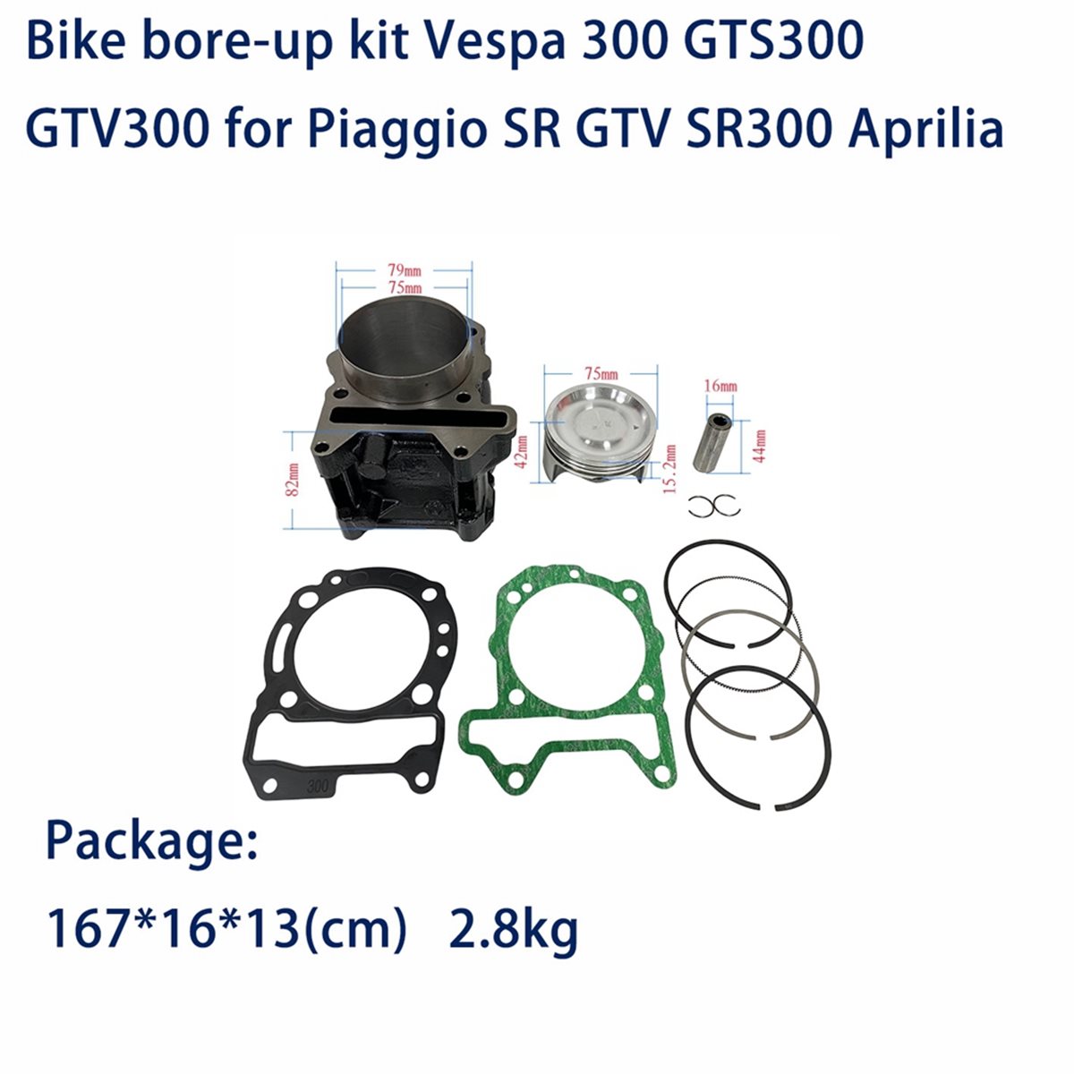Aksesoris Motor A23Z 75mm Kit  - Motorcycle Engine Kit ulasan dan harga